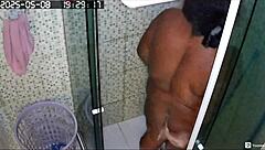 Hidden camera records stunning neighbor's intimate moments