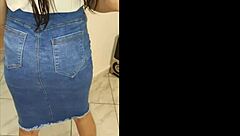 religious babe in skirt bent over for hard fuck