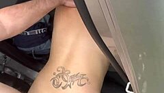 This sexy hooker’s impressive ass bravely shakes for money