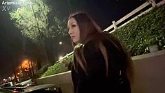 italian milf artemisia love smokes solo outdoors