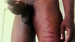 Watch This Big Black Cock Get Jerked Off