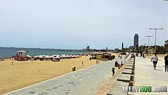 Perfect Tits Spotted at Barcelona Nude Beach