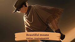 young guy moans so loud during solo orgasm, fuck me he says