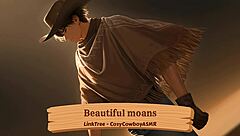 young guy moans so loud during solo orgasm, fuck me he says