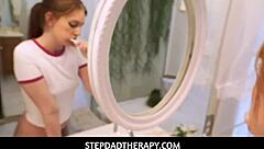 Maya Kendrick, horny step-daughter, gets punished with cum