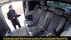 i fuckd gorgeous blonde karina grand in the taxi