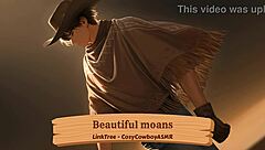 young guy moans so loud during solo orgasm, fuck me he says