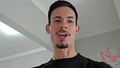 Caught friend licking wife's big tits in voyeur scene