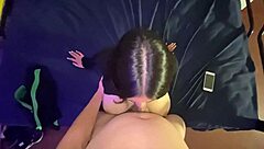 real amateur student girl jumping around