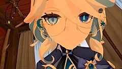 yukoshvr furina dominates goth with intense riding