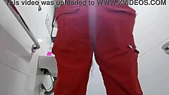 Amateur cam in hospital bathroom, shocking footage