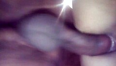 She says it hurts but keeps it in!