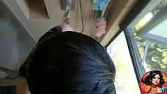 horny chinese teen gets surprise sex in the shower bedroom.