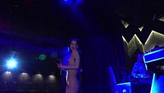 Cute Teen Taya Tutsi Strips Nude At Disco For Friend