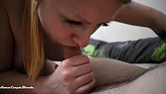 nice blowjob from a 18yo teen 18+ blonde - miley grey