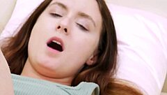 beautiful teen step-daughter teases step-dad suggestively