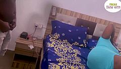 My big ass girlfriend visited and I couldn't resist her wet pussy.