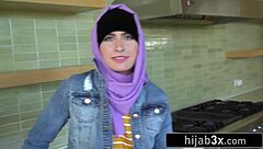 A sexy middle-eastern teen tries something new for the first time