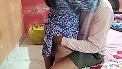 Indian girlfriend rides hard in cowgirl assfucking with friend