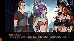 dirty fantasy in arena with intense sex