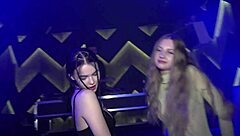 Cute Teen Taya Tutsi Strips Nude At Disco For Friend