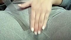 Subtle Punishment On Pussy With Ruler Close Up