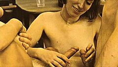 vintage orgy double penetration blowjob