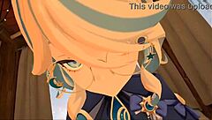 yukoshvr furina dominates goth with intense riding