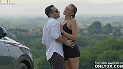 Hungarian beauty roams streets seeking wealthy men for fun