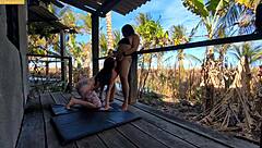 want to see two girls fucking in the forest?