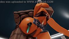 She lost the bet and boldly takes four big black cocks at once