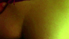 The stepdaughter was creampied in the VIP booth