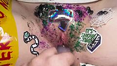 Masturbating and fucking like a demon, Beetlejuice style