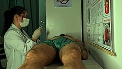 The patient had an erection in front of the nurse