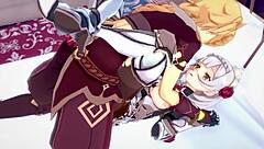 Noelle's Intense Fucking Session with Aether in Genshin Impact