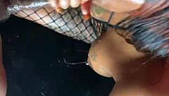 Compilation video of sex in fishnet and lace underwear