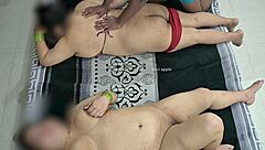 Mumbai boy enjoys a threesome with two sexy indian bhabhis