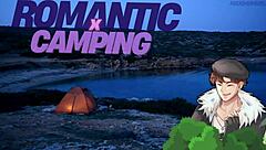Camping trip turns into fucking with friend of a friend.