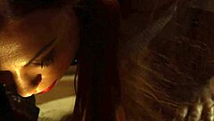 Bound and gagged, she indulges in intense fantasies