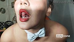 young beauty feels intense orgasm with dildo