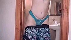 Sexy Lady Swallows Cum In Public!