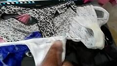 Hot compilation of guys jerking in panties