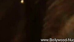 Sexual lovely brunette in a seductive dance