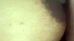 Hot and amazing mature Indian woman enjoys solo cream pie masturbation