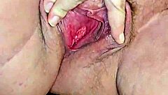 wet preggo pussy lips all pink