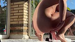 I grab my big toy and show my courage