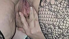 wet preggo pussy lips all pink