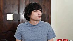 Intense Anal Action As Step-Mom Gets Caught In The Shower By Lucky Boy.