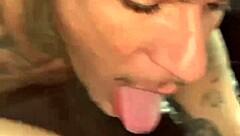 The delicious pussy of the young neighbor is being eaten