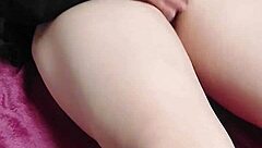 The guy massaged the breasts of a pretty, sexy amateur with oil